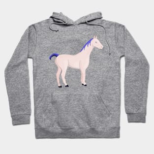 Horse With a Blue Mane Hoodie